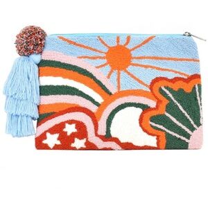 Beautiful boutique brand handmade clutch bag